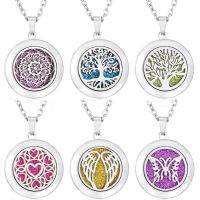 Aromatherapy Pendant Neckalce of Perfume Diffuser Locket Necklaces Necklace