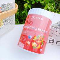 รสพีช    deproud bio multi c mix peach   ไบโอ มัลติ ซี มิกซ์ รสพีช     ขนาด 250 กรัม