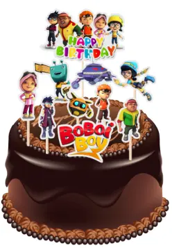 Jual Cake Birthday Boboiboy Kue Ultah karakter / KUE ULANG TAHUN BOBOIBOY  GALAXY / BOBOIBOY CAKE BIRTHDAY | Shopee Indonesia