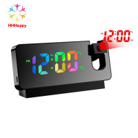 Led Digital Projection Alarm Clock Table Electronic Alarm Clock With 180 Degrees Time Projector Bedroom Bedside Clock