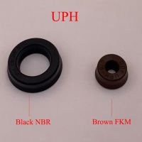 ✤ UPH 255x280x19 255x280x19 Brown FKM FPM Black NBR Rubber Dustproof Groove Two U Lip Hydraulic Piston Rod O Ring Gasket Oil Seal