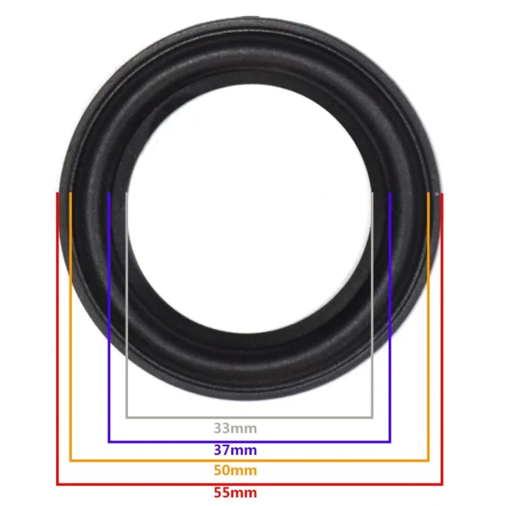 2 inch Speaker Rubber Surround Edge Woofer Repairing Folding Edge