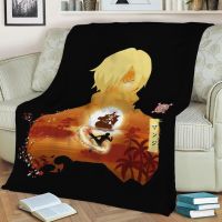 (Multi size available in stock)  Onepiece Sanji Blanket Flannel Throw Blanket Personalized Photo Fleece Blankets For Sofa Gift DIY Home Decor Dropshipping  (Free personalized design available)