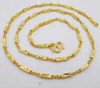 Chain 22K 23K 24K Thai Baht Yellow Gold Plated Necklace  2 Baht