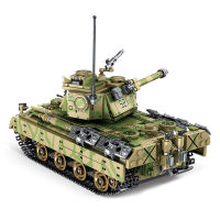 858pcs WW2 Military Panzer V Tank Building Blocks Panther Bricks Set Weapon Soldiers Army Model Kids DIY Toys Children Gifts