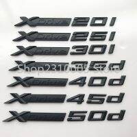 NEW Full Matte Black XDrive 20d 25d 30d 35d 40d 45d 50d XDrive 20i 25i 28i 30i 35i 40i 50i Car Fender Emblem Badge Sticker for BMW