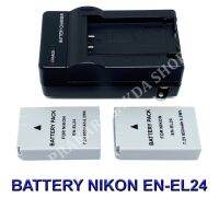 EN-EL24  ENEL24 แบตเตอรี่  แท่นชาร์จ  แบตเตอรี่พร้อมแท่นชาร์จสำหรับกล้องนิคอน Battery  Charger  Battery and Charger For Nikon Nikon 1 J5,DL18-50,DL24-85 BY PRAKARDSAKDA SHOP