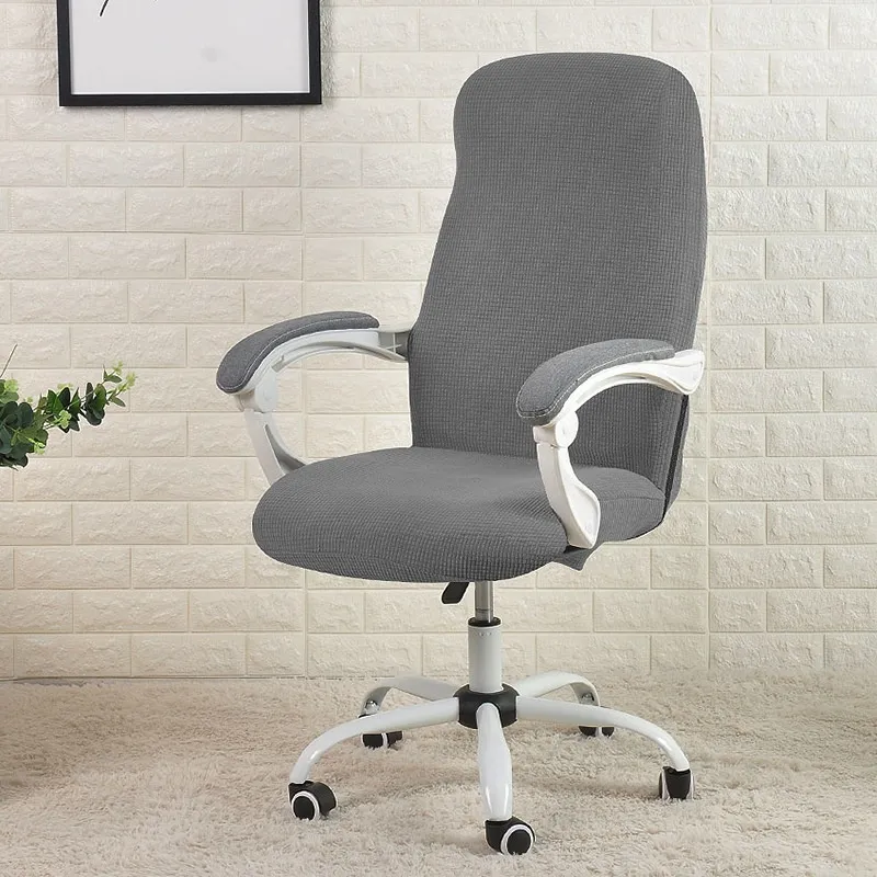 Office Chair Cover Water Resistant Jacquard Study Office Computer Chair  Cover Elastic Funda Silla Escritorio Armchair Slipcover