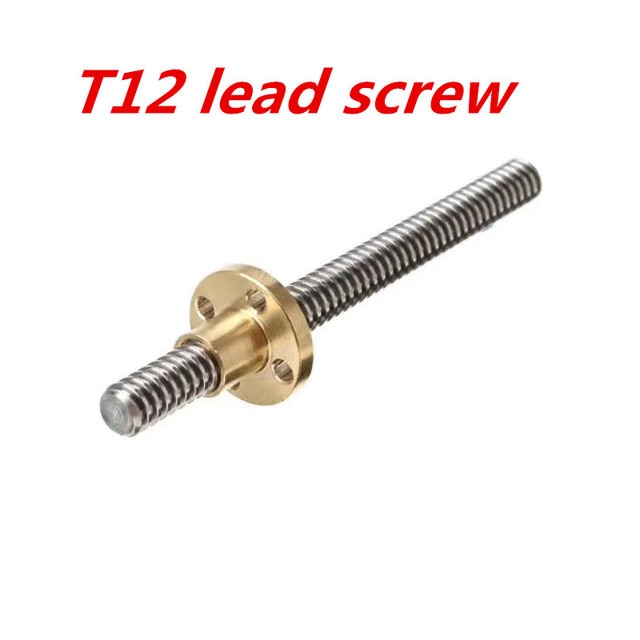 T8 1/2/4/8/10/12mm Copper Screw Nut For 3D Printer Stepper Motor Lead Screw P 