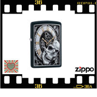 Zippo Skull Clock Design, 100% ZIPPO Original from USA, new and unfired. Year 2021