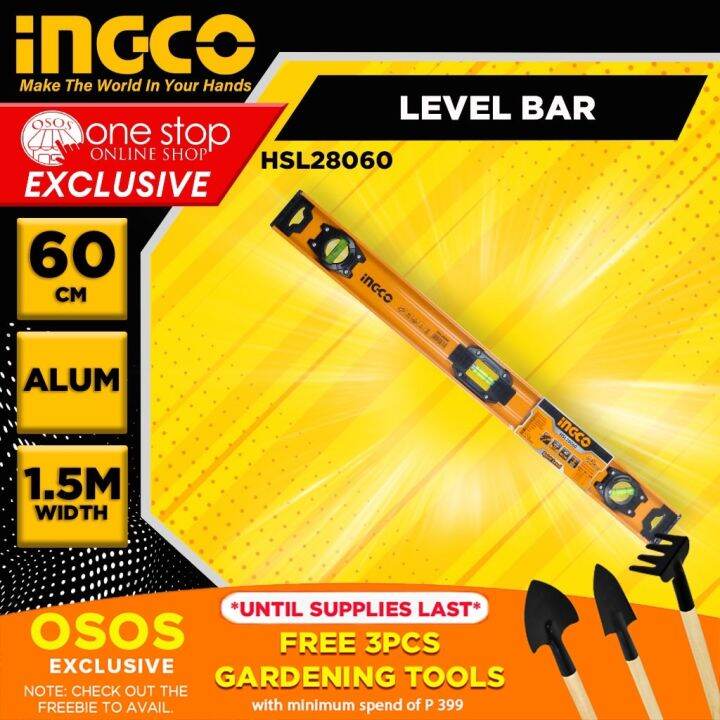 Ingco Original Level Bar with 60cm HSL28060 •OSOS• Lazada PH