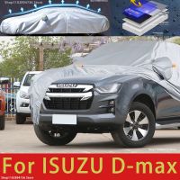 ที่คลุมรถสำหรับ Isuzu D-Max,ที่ครอบกันฝุ่นกันฝุ่นติดกลางแจ้งที่คลุมรถแบบเต็มตัวอุปกรณ์ตกแต่งภายนอกรถกันหิมะ