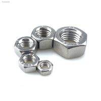 ❐ﺴ 50/20/10pcs M3 M5 DIN 934 Hex Nut 304 Stainless Steel Nuts Hexagon Nut M2 M2.5 M4 M6 M8 M10 Screw Cap Lock Bolt Metric thread