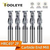 【DT】hot！ TooleyeHRC45 CarbideFlatMills AlloyCoatingMillingCutter CncMaching 2 Flutes EndMill Metal 1 3 4 5 6 8 10 12mm