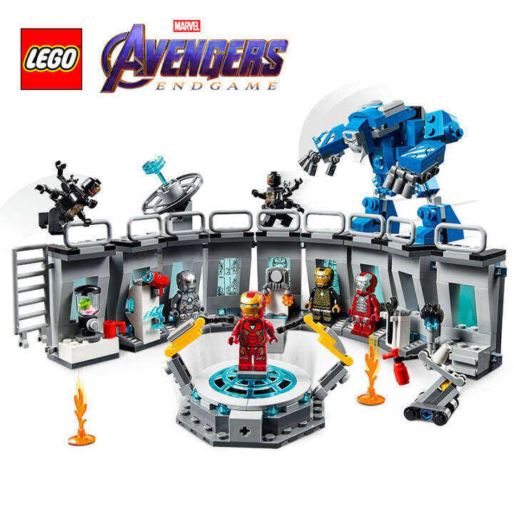 lego-76125-assembled-avengers-4-series-iron-man-mecha-showroom-boys-and-childrens-toys-marvel