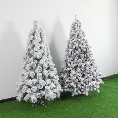 ของประดับต้นคริสต์มาสทำจากหิมะสีขาวประดิษฐ์ตกเเต่อุปกรณ์จัดงานปาร์ตี้ภายในบ้านโรงแรมมอลล์ช้อป