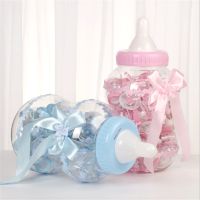 35cm Large Baby Bottle Gift Box Baby Shower Decorations Candy Box Gender Reveal Baptism Bottle Birthday Party Decorations Kids-S