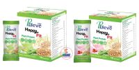 BLIEVE Happy Fit Plant Protein (รสเมล่อน/รสสตรอเบอร์รี่) บี ลีฟ แฮปปี้ ฟิต ผลิตภัณฑ์เสริมอาหาร โปรตีน  (1กล่อง/14ซอง)