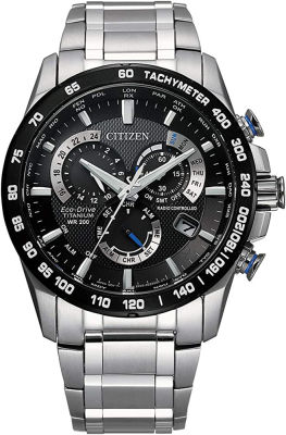 Citizen Eco-Drive PCAT Quartz Mens Watch, Super Titanium, Technology, Silver-Tone (Model: CB5908-57E)