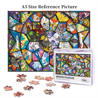 Pokemon Wooden Jigsaw Puzzle 500 Pieces Educational Toy Painting Art Decor Decompression toys 500pcs