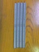 Brand new N Scale Tomix (made in Japan) 1012 S 280 Light Grey  Track (4 pieces)  N Scale Tomix ใหม่เอี่ยม (ผลิตในประเทศญี่ปุ่น) 1012 S 280 Light Grey Track (4 ชิ้น)