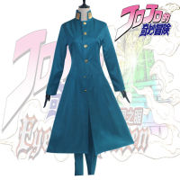 JoJos Bizarre Adventure Anime Cosplay Kakyoin Noriaki Cos Full Set Daily Battle Suits Cosplay Costume For Man Female Top+Pants