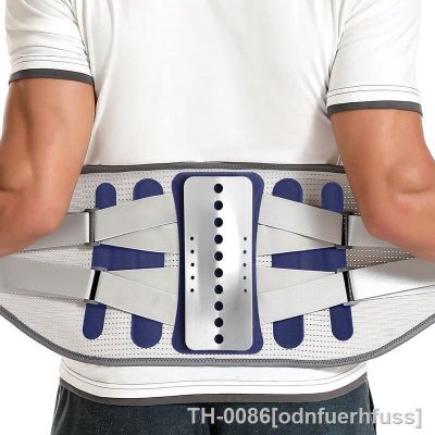 ☂ Cinto de apoio lombar com 4 suporte para as costas alívio da dor ciatica escoliose hérnia disco