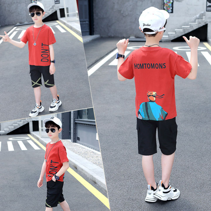 qw-dumbo-baby-boy-clothes-kids-2-15-years-2pcsset-cartoon-sport-t-shirt-shorts-pants-singlet-top-amp-pant-short-sleeve-suit-clothing-breathable-cotton-new-fashion-summer-outfits-tees-baju-budak-lelaki