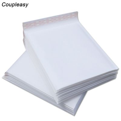 50 pcs ใหม่สีขาวกระดาษคราฟท์ฟองซองกระเป๋า Mailers จัดส่งฟองซองจดหมายกันน้ำโฟม Mailing Bag 8 ขนาด