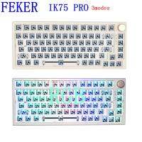 FEKER IK75 Pro 75% คีย์บอร์ดแบบกลไกของตกแต่งงานปาร์ตี้บลูทูธ/2.4G การเชื่อมต่ออินเตอร์เฟซ USB ไร้สายสลับร้อน RGB แป้นกด