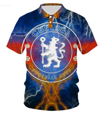 Shirt Summer Chelsea Polo Super Hero Logo Soccer Football Tee POLO Shirt Short Sleeve 27（Contactthe seller, free customization）high-quality