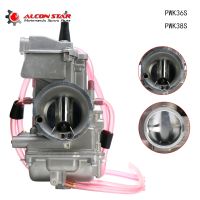 Alconstar- PWK36S PWK38S Short Body Quad Vent Air Striker Carburetor for Kawasaki KX125/250 Suzuki RM125/250 Yamaha YZ125 YFZ350