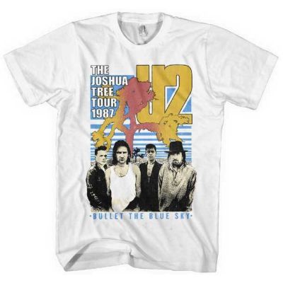 High Quality U-2 - Bullet The Blue Sky - T SHIRT Live Nation Merchandise  8IC3