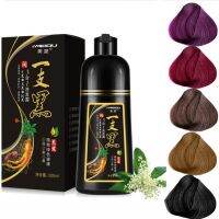 【CW】 500ML Soft Hair Dye Shampoo Wine Color Removal for Men