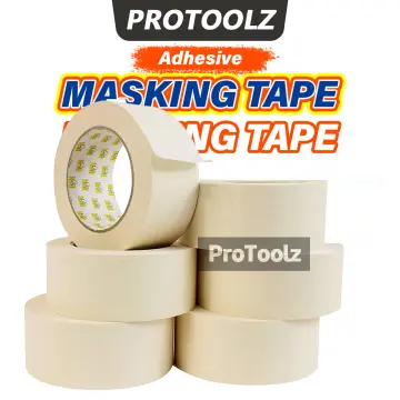 Masking Tape 1 inch- Pack Of 10 Pcs : Non-Brand