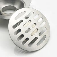 【cw】hotx steel floor drain overflow Round Anti-clogging shower Drain hair catcher for bathroom wash machine toilet sewer