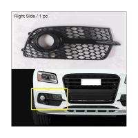 Front Fog Light Grille Fog Light Frame 8R0807681S,8R0807682N ABS Auto for Audi Q5 Sport 2013-2016