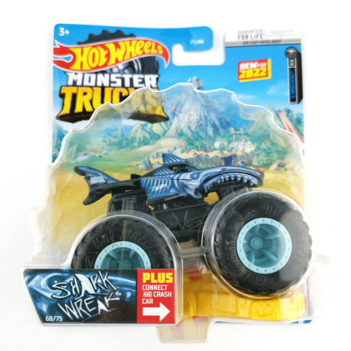 Hot Wheels Monster Truck JURASSIC WORLD TRICERATOPS 1:64 Connect Crash Car  2022