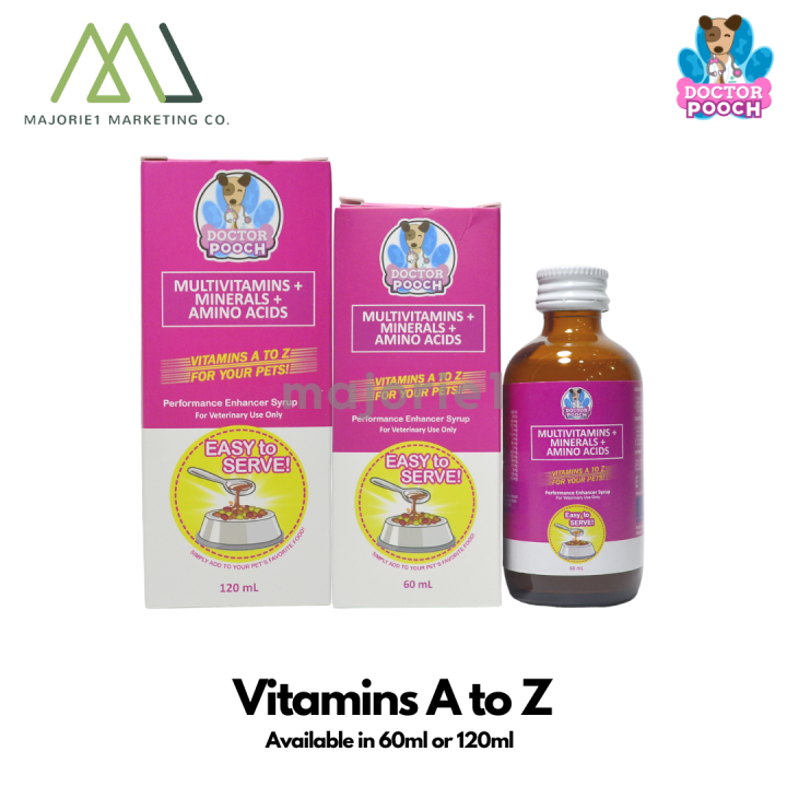 Doctor Pooch Vitamins A to Z 60ml or 120ml Lazada PH