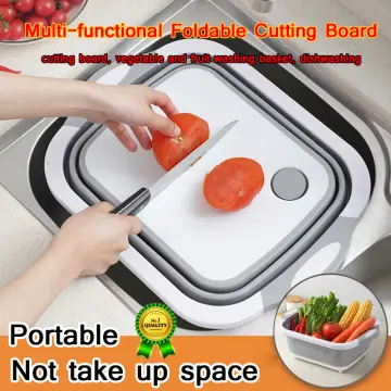 3 In 1 Multi-functional Folding Cutting Board, Portable Foldable