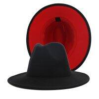 Church Derby Fedora Hats For Men Wide Brim Wool Jazz Hats Women Elegant Goth Top Vintage Wedding Hat Autumn Winter Felted Hat