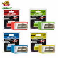 4 Colors Nitro OBD2 EcoOBD2 ECU Chip Tuning Box Plug &amp; Driver NitroOBD2 Eco OBD2 For Cars 15% Fuel Save More Power