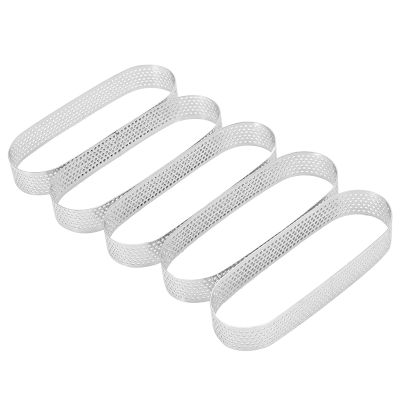 5PCS Mini Mousse Cake Ring Stainless Steel Perforated Mold DIY Mousse Ring Dessert Cookies Baking Mould Baking Tools