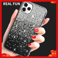 New Style Suitable for 12 Gradient Color Mobile Phone Case Apple 11 Pro Creative Diamond Protective Cover Female Style