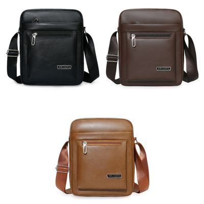 Mens Crossbody Fashion Business Large Capacity Handbag Practical and Durable Males Shoulder
