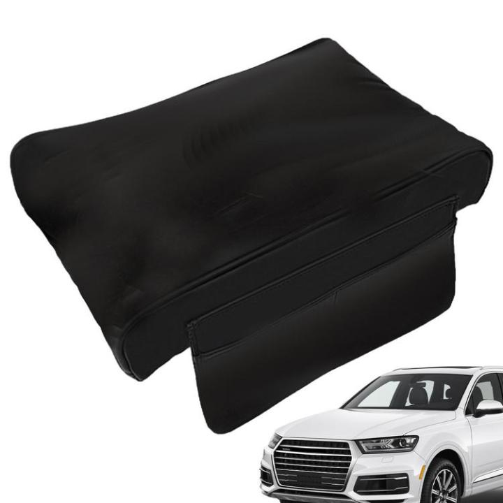 car-center-console-armrest-middle-console-armrest-pillow-with-storage-bag-interior-accessories-car-center-console-cover-pad-auto-arm-rest-cover-pu-leather-car-center-console-cushion-eco-friendly
