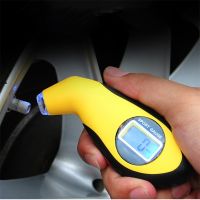 【LZ】☾  Auto Motorcycle Tire Pressure Digital Meter Mini Ferramenta de Diagnóstico Detector de estilo do carro Manômetro de pneu Display LCD portátil