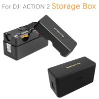 Dji Action 2 กล่องเก็บของ กันตก แบบพกพา สําหรับ DJI Osmo Action 2 Sports Camera Carrying Case อุปกรณ์เสริม