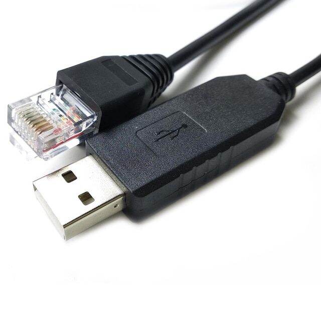 Ftdi Usb Rs232- Rj9 Serial Cable For Pc To Celestron Scope Control 