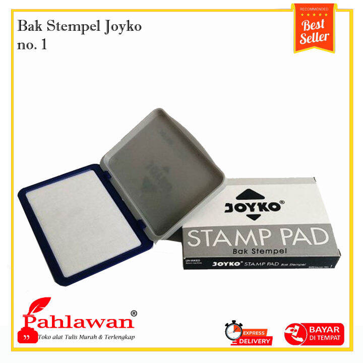 Bak Stempel Joyko No. 1 Stamp Pad Ukuran Besar Kualitas No. 1 / tinta ...